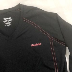 EUC Reebok Long Sleeve Fitted Workout Shirt